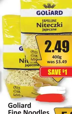 Starsky Goliard Fine Noodles offer