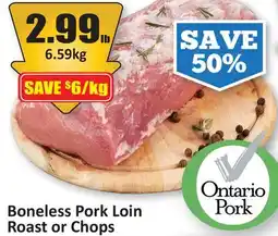 Starsky Boneless Pork Loin Roast or Chops offer