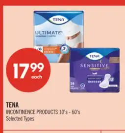 Shoppers Drug Mart TENA INCONTINENCE PRODUCTS offer