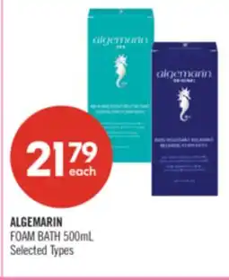 Shoppers Drug Mart ALGEMARIN FOAM BATH offer