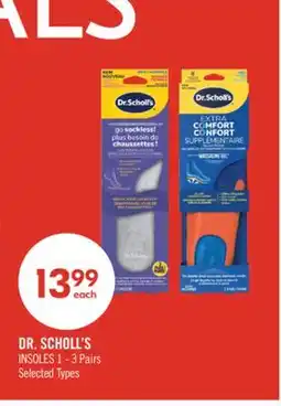 Shoppers Drug Mart DR. SCHOLL'S INSOLES 1 - 3 Pairs offer