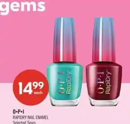 Shoppers Drug Mart O•P•I RAPIDRY NAIL ENAMEL offer