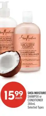 Shoppers Drug Mart SHEA MOISTURE SHAMPOO or CONDITIONER offer