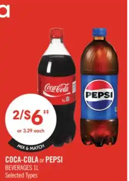 Shoppers Drug Mart COCA-COLA or PEPSI BEVERAGES offer
