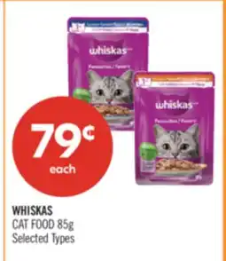 Shoppers Drug Mart WHISKAS CAT FOOD 85g offer