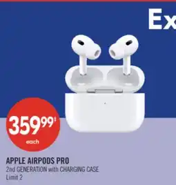 Shoppers Drug Mart APPLE AIRPODS PRO 2nd GENERATION with CHARGING CASE offer