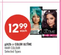 Shoppers Drug Mart göt2b or COLOR ULTÎME HAIR COLOUR offer