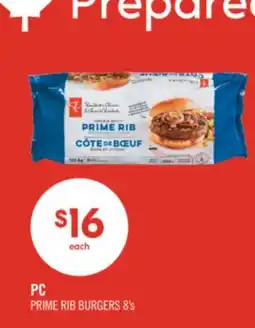 Shoppers Drug Mart PC PRIME RIB BURGERS offer