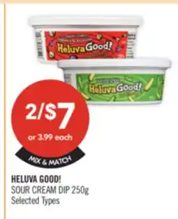 Shoppers Drug Mart HELUVA GOOD! SOUR CREAM DIP offer