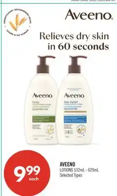 Shoppers Drug Mart AVEENO LOTIONS 532mL - 629mL offer