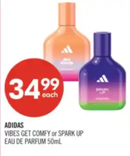 Shoppers Drug Mart ADIDAS VIBES GET COMFY or SPARK UP EAU DE PARFUM 50mL offer