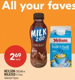 Shoppers Drug Mart NEILSON CREAM or MILK2GO 473mL offer