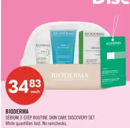 Shoppers Drug Mart BIODERMA SÉBIUM 3-STEP ROUTINE SKIN CARE DISCOVERY SET offer