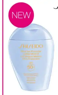 Shoppers Drug Mart Shiseido Ultra Sun Protector Lotion Mineral Broad Spectrum SPF 50+ offer