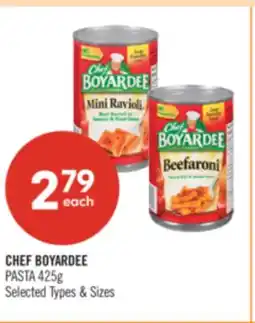 Shoppers Drug Mart CHEF BOYARDEE PASTA offer
