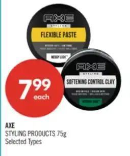 Shoppers Drug Mart AXE STYLING PRODUCTS offer