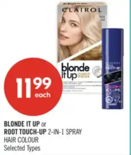 Shoppers Drug Mart BLONDE IT UP or ROOT TOUCH-UP 2-IN-1 SPRAY HAIR COLOUR offer