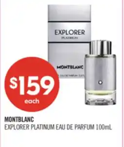 Shoppers Drug Mart MONTBLANC EXPLORER PLATINUM 100mL offer