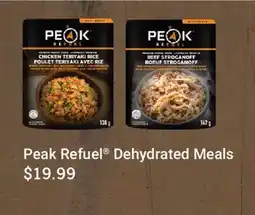 Cabela's Peak Refuel Dehydrated Meals offer