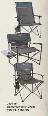 Cabela's Cabela's Big Outdoorsman Chairs offer