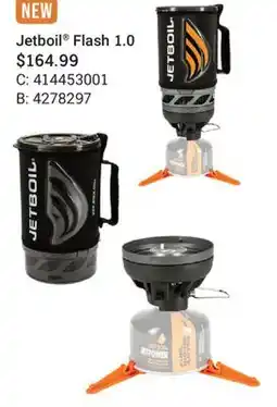 Cabela's Jetboil Flash 1.0 offer