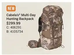 Cabela's Cabela's Multi-Day Hunting Backpack offer