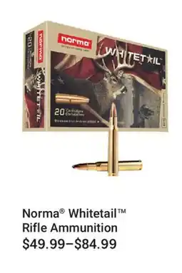 Cabela's Norma Whitetail Rifle Ammunition offer