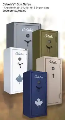 Cabela's Cabela's Gun Safes offer