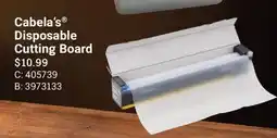 Cabela's Cabela's Disposable Cutting Board offer