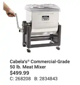 Cabela's Cabela׳s Commercial-Grade 50 lb. Meat Mixer offer