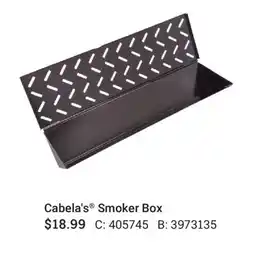 Cabela's Cabela's Smoker Box offer