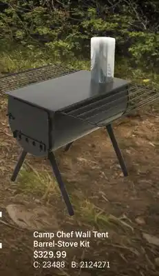 Cabela's Camp Chef Wall Tent Barrel-Stove Kit offer