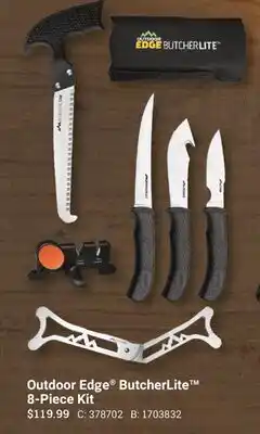 Cabela's Outdoor Edge ButcherLite 8-Piece Kit offer