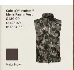 Cabela's Cabela's Instinct Men's Fannin Vest offer