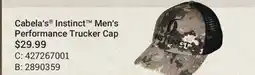 Cabela's Cabela׳s Instinct Men׳s Performance Trucker Cap offer