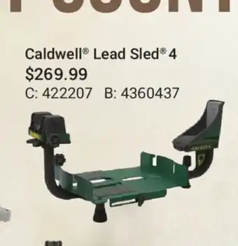 Cabela's Caldwell Lead Sled offer