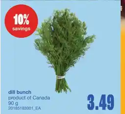 Wholesale Club DILL BUNCH, 90 G offer