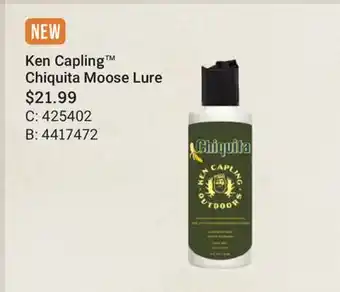 Cabela's Ken Capling Chiquita Moose Lure offer