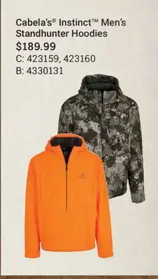 Cabela's Cabela's Instinct Men's Standhunter Hoodies offer