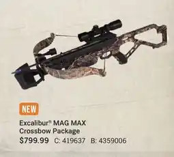 Cabela's Excalibur MAG MAX Crossbow Package offer