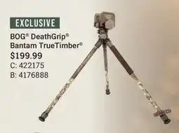 Cabela's BOG DeathGrip Bantam TrueTimber offer
