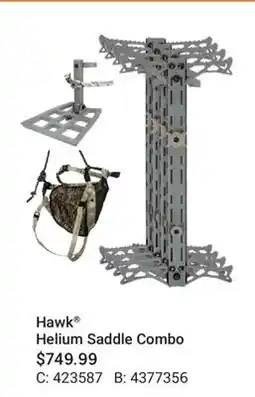 Cabela's Hawk Helium Saddle Combo offer