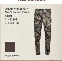 Cabela's Cabela's Instinct Men's Fannin Pants offer