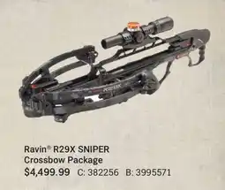 Cabela's Ravin R29X SNIPER Crossbow Package offer