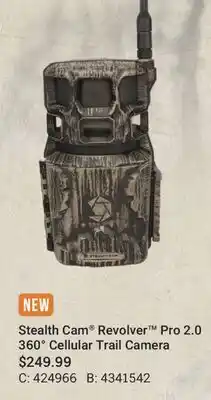Cabela's Stealth Cam Revolver Pro 2.0 360° Cellular Trail Camera offer