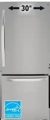 RONA LG 22 CU. FT. REFRIGERATOR offer