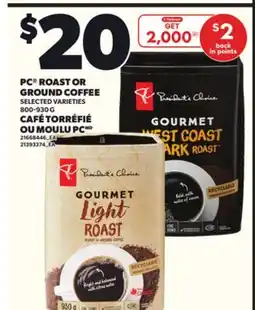 Independent City Market PC ROAST OR GROUND COFFEE, 800-930 G offer
