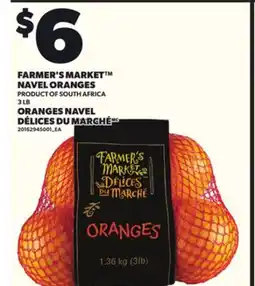 Independent City Market FARMER'S MARKET NAVEL ORANGES, 3 LB offer