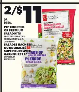 Independent City Market PC CHOPPED OR PREMIUM SALAD KITS, 282-369 G offer