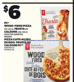 Independent City Market PC WOOD-FIRED PIZZA, 351-413 G, FRUSTA OR CALZONE, 240-350 G offer
